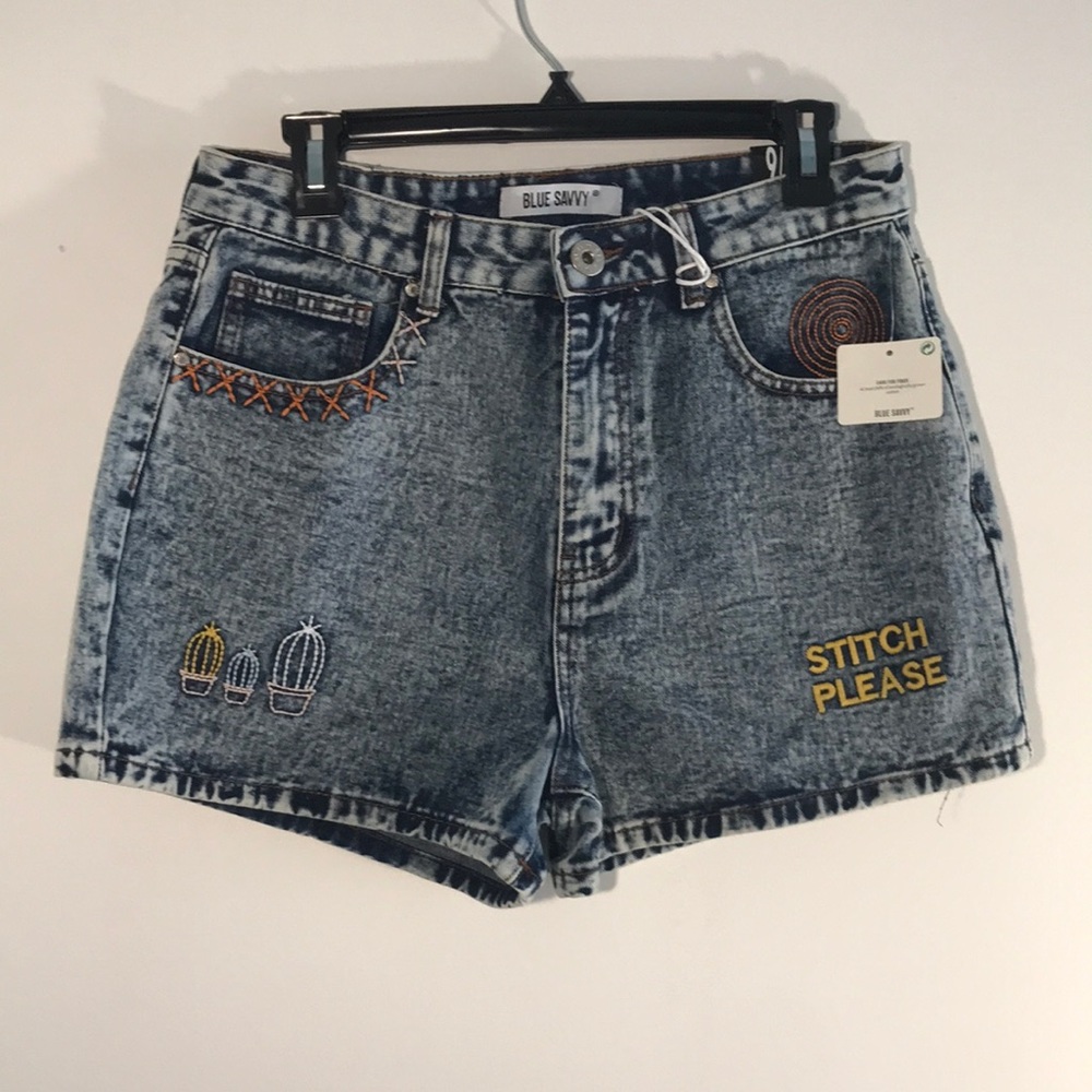 Blue Savvy, Woman's Juniors Size 9 Denim Jeans Shorts